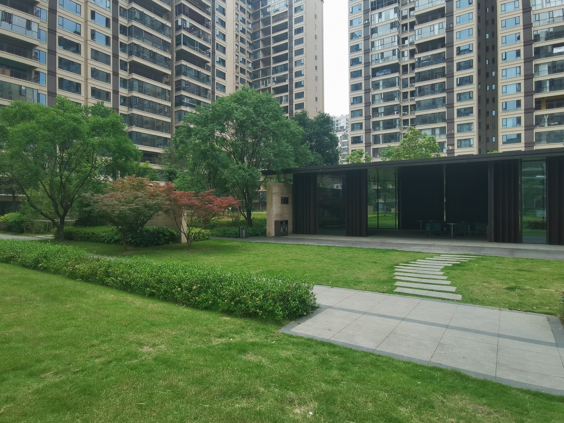 文璟上府交付园区实景